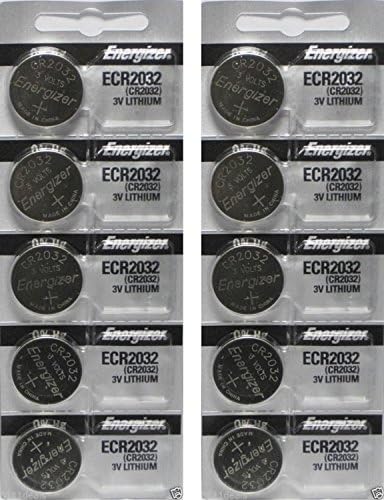 Batería de Litio Energizer CR2032 de 3 Voltios, Paquete de 10 (2x5) en Empaque Original - imagen 1