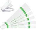 Cinta de Asiento de Baño Germiwipe Impresa, tiras para hoteles, moteles y hospitales, papel (Caja de 500), 16.5 pulgadas x 1.375 pulgadas - imagen 1