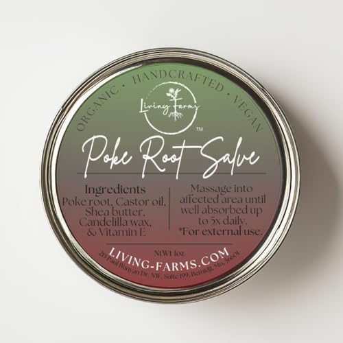 Pomada de Aceite de Poke Root y Ricino - 1 oz - Para Quistes, Forúnculos, Fibromas, Ganglios Linfáticos Inflamados, Mama y Articulaciones - Bálsamo - imagen 1