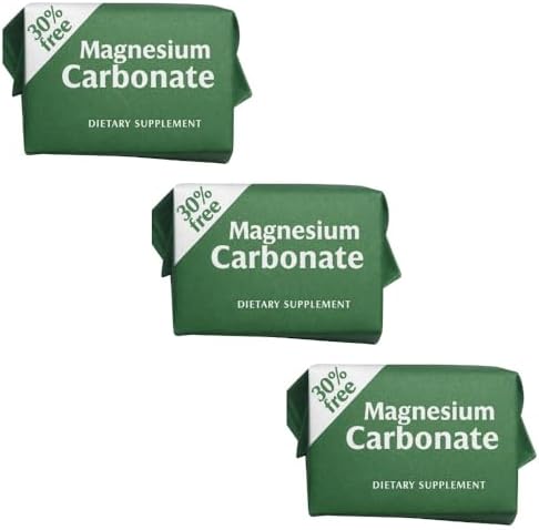 LENICO – Cubos de Carbonato de Magnesio | Paquete de 3 x 7 g Cada Uno | Suplemento Dietético Natural, Libre de Gluten, Vegano, Grado Alimenticio, - imagen 1