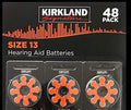 Baterías para Audífonos Kirkland Signature de Calidad Premium 48 Piezas 1.45 Voltios Sin Mercurio Tamaño 13 - imagen 1