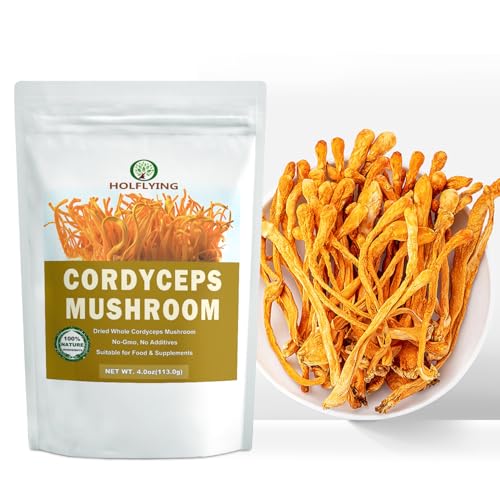 Hongo Cordyceps Seco Entero - 4.0 oz, 100% Natural para Inmunidad, Salud y Recetas Veganas, Sin Aditivos, Sin OGM - imagen 2