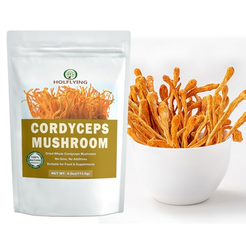 Hongo Cordyceps Seco Entero - 4.0 oz, 100% Natural para Inmunidad, Salud y Recetas Veganas, Sin Aditivos, Sin OGM - imagen 3