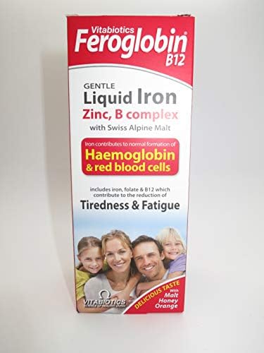 Suplemento de Hierro Líquido Feroglobin Vitabiotics con B12 200 ml - imagen 1