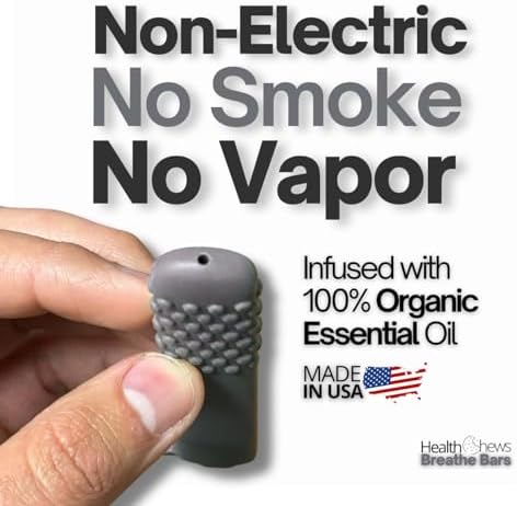 Barra Puff Masticable Chewable Breather – Herramienta Natural de Aromaterapia para Dejar de Fumar y Vaping – Solución Sin Nicotina para Alivio de - imagen 3