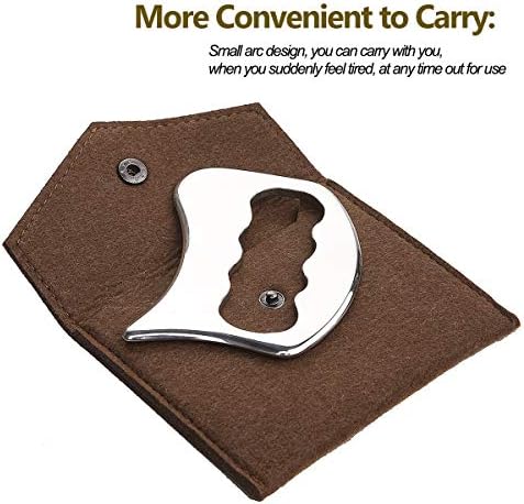 Herramientas Gua Sha de Acero Inoxidable FeelFree Sport - Herramienta de Masaje para Movilización de Tejidos Blandos, Terapia Física para Espalda, - imagen 4