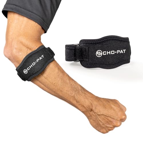 Faja Cho-Pat para Codo de Tenista, Soporte Ajustable para Síndromes por Uso Excesivo, Esguinces y Tendinitis, Talla Única - imagen 1