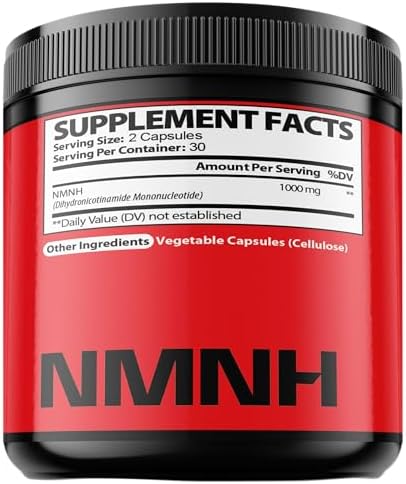 Suplemento NMNH (Mononucleótido de Dihidronicotinamida) - Alternativa a NMN - 1000mg por Porción - Suplemento de NAD - 60 Cápsulas - Suministro para - imagen 7