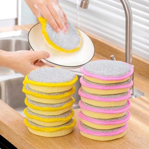 Esponjas de Lavado de Platos 20 Pcs, Esponjas Dobles Antirrayaduras para Fregar, Herramientas de Limpieza de Cocina para Platos, Ollas y Fregaderos - imagen 2