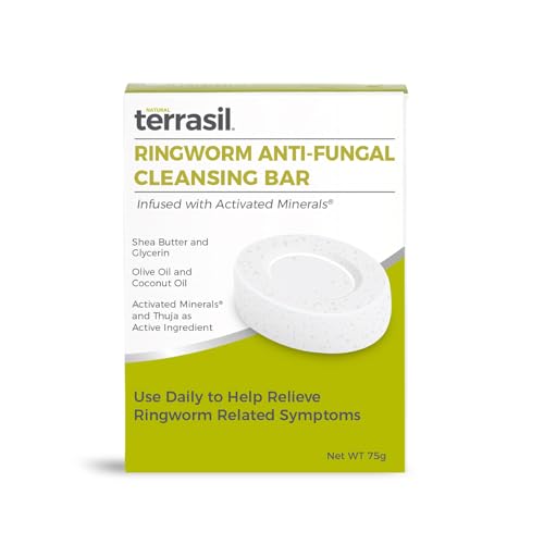 Jabón Antifúngico Terrasil para Tiña (75g) con Ingredientes Naturales, Aceite de Coco y Manteca de Karité, Tratamiento para la Piel, - imagen 1