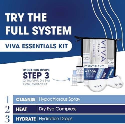 Amcon Viva Gotas Hidratantes para los Ojos | Alivio para Ojos Secos Sin Conservadores | Hidratación Instantánea | 0.33 Fl Oz (10 mL) - imagen 5