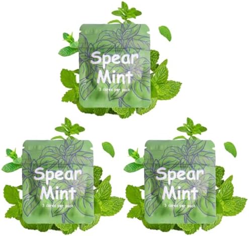 Paquete de 3 Núcleos de Sabor Menta Verde a Base de Plantas para Collar de Respiración | 9 Núcleos en Total, Compatible con Difusores para Alivio de - imagen 1