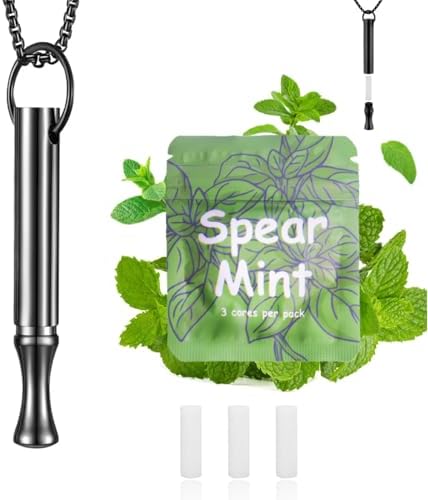 Paquete de 3 Núcleos de Sabor Menta Verde a Base de Plantas para Collar de Respiración | 9 Núcleos en Total, Compatible con Difusores para Alivio de - imagen 3