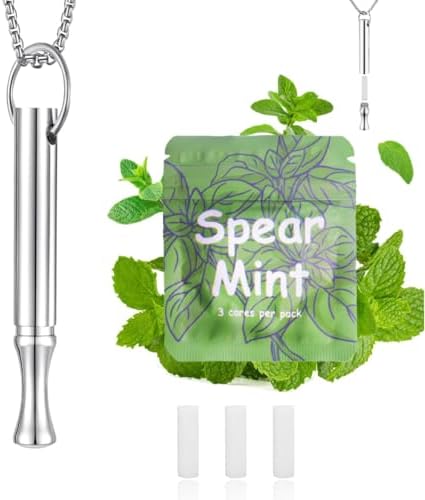 Paquete de 3 Núcleos de Sabor Menta Verde a Base de Plantas para Collar de Respiración | 9 Núcleos en Total, Compatible con Difusores para Alivio de - imagen 4