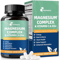 Complejo de Citrato de Magnesio Ultra con Zinc y Potasio 99 mg, Vitamina D3 4000 IU, K2 MK-7 120 mcg, C, B6, Inositol y Boro, 14 Formas de Magnesio - imagen 1