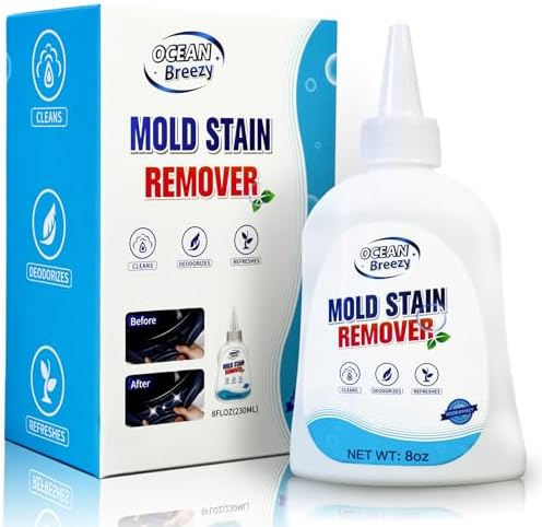 Gel Quitamanchas de Moho OceanBreezy 8 Fl Oz, Limpiador de Superficies para Grout, Ideal para Lavadoras, Refrigeradores, Azulejos y Fregaderos - imagen 1