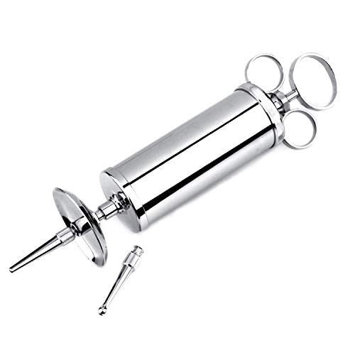 Jeringa para Remoción de Cerumen SURGICAL ONLINE de 4 OZ - Latón con Acabado en Cromo, Ideal para Hogar, EMT, Bomberos, Policías, Estudiantes de - imagen 2