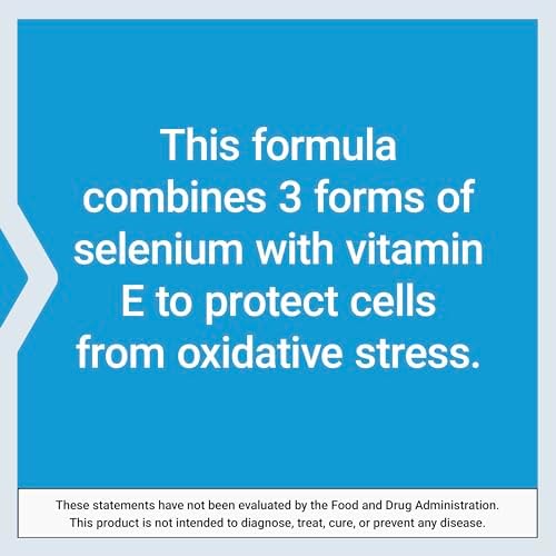 Life Extension Super Selenium Complex, 200 mcg – 3 Formas de Selenio, Vitamina E – Apoyo a la Salud Celular y Longevidad – Sin Gluten, No OGM, - imagen 5