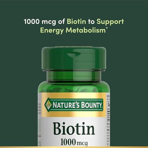 Tabletas de Biotina Nature's Bounty 1000 mcg, Fresa, 100 piezas, Paquete de 3 - imagen 6