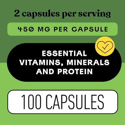 Complete Natural Products Hoja de Alfalfa Pura - 100 Cápsulas - 450mg de Polvo Orgánico de Hoja de Alfalfa en Cápsulas Veganas - imagen 5