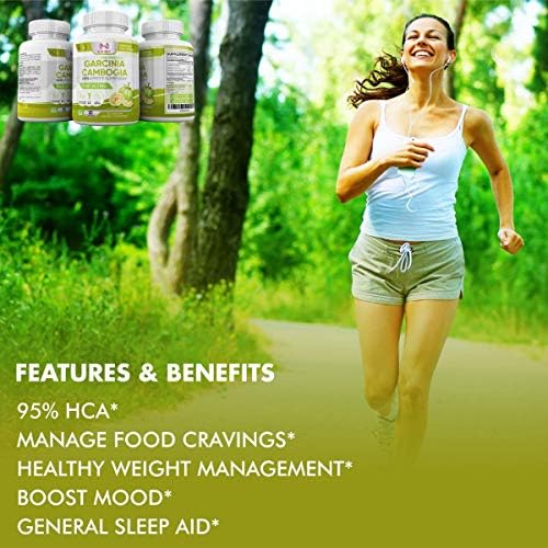 Slim Heat Extracto de Garcinia Cambogia 100% Puro con 95% HCA - Controla los Antojos - Mejor Bloqueador de Carbohidratos para Hombres y Mujeres - - imagen 4