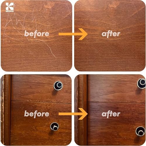 Kit de Reparación de Madera Katzco de 34 Marcadores - Marcadores para Rayones y Ceras con Sacapuntas - Ideal para Muebles, Pisos, Mesas y Más - imagen 5