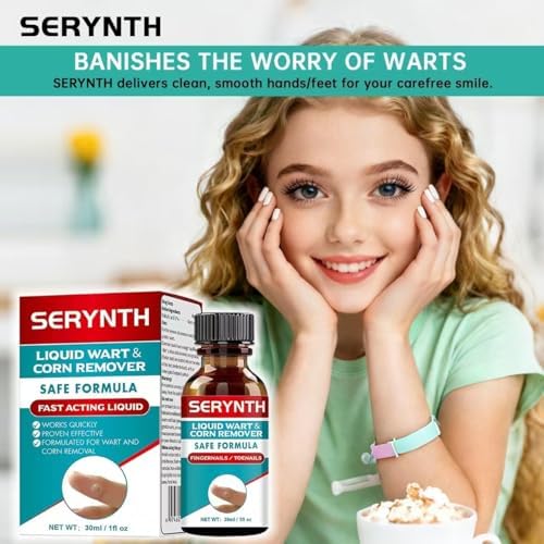 SERYNTH Líquido Eliminador de Verrugas con Ácido Salicílico, Remueve Rápidamente Verrugas Plantares, de Maíz y de Dedo. Fórmula Máxima - 17%, Sin - imagen 6