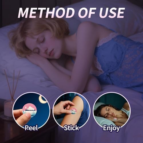 Parches para Dormir Gethorey para Adultos, Paquete de 60, Parches de Sueño Profundo Mejorados, Ingredientes Naturales, Comodidad Nocturna Duradera - imagen 3