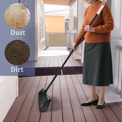 Escoba Exterior Zthluyc para Limpiar Pisos - Escoba Resistente para Garajes, Terrazas y Porches - imagen 2