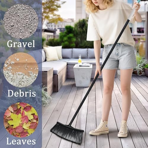Escoba Exterior Zthluyc para Limpiar Pisos - Escoba Resistente para Garajes, Terrazas y Porches - imagen 4
