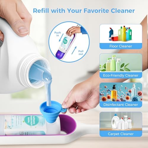 Botella Refillable Ndoge Power Mop™ para Mopas Swiffer® PowerMop™ Multi-Superficie, 775ML / 26 FL OZ, Contenedor Reutilizable a Prueba de Fugas - imagen 5