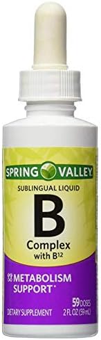 Gotas Líquidas Sublinguales de Complejo de Vitamina B para Adultos con B6, B12, Niacina, Riboflavina y Ácido Pantoténico - Paquete Energético con - imagen 1