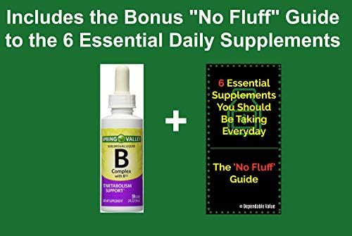 Gotas Líquidas Sublinguales de Complejo de Vitamina B para Adultos con B6, B12, Niacina, Riboflavina y Ácido Pantoténico - Paquete Energético con - imagen 4