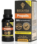 Extracto Líquido de Propóleos Bee and You, 30% Propóleos, Ultra Puro, Suplemento para Inmunidad, Alivio de Garganta, Alergias, 1 Fl Oz - imagen 1