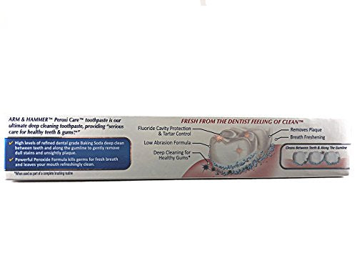 Pasta de Dientes Arm & Hammer Peroxicare con Bicarbonato y Control de Sarro Sabor Menta Fresca 6 oz (Paquete de 5) - imagen 3