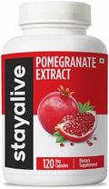 Cápsulas de Extracto de Granada STAY ALIVE, 20:1 Super Extracto con 40% Ácido Elágico, 120 Contenido, Suplemento Natural Sin OGM y Sin Gluten para - imagen 1