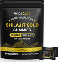 Gomitas de Shilajit para Hombres y Mujeres, Shilajit Dorado Himalayo 100% Natural con Ashwagandha y Gokshura, 60 Gomitas Ricas en Minerales - imagen 1