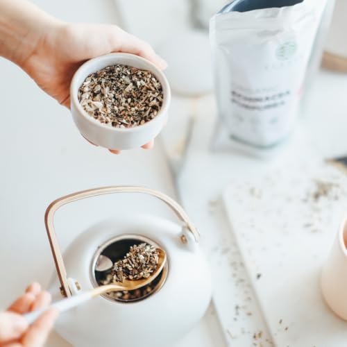 Echinacea Purpurea Orgánica 4 oz. (113g) - Té Seco Certificado USDA, Hierba de Calidad Premium, Flor de Cono Púrpura, Cortada y Tamizada - imagen 6