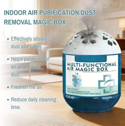 Caja Mágica de Aire 2PCS, Purificador de Aire Interior, Multi-Funcional, Aire Fresco para Hogar, Baño, Recámara, Oficina y Áreas de Mascotas - imagen 3