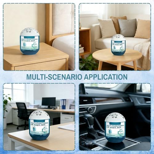 Caja Mágica de Aire 2PCS, Purificador de Aire Interior, Multi-Funcional, Aire Fresco para Hogar, Baño, Recámara, Oficina y Áreas de Mascotas - imagen 6