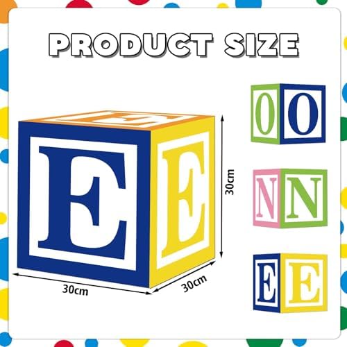 Set de 3 Cajas de Globos Zliisang para r Cumpleaños, Decoraciones de Fiesta de Calle, Bloques de Números 11.8 x 11.8 Pulgadas, Suministros para Niños - imagen 2