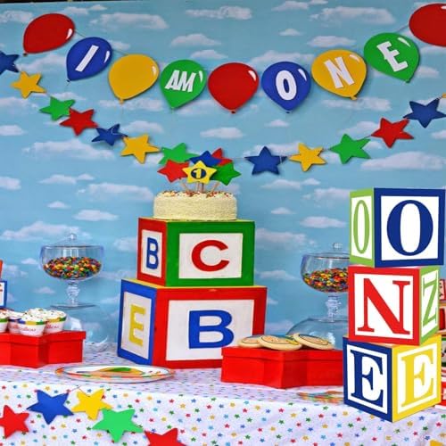 Set de 3 Cajas de Globos Zliisang para r Cumpleaños, Decoraciones de Fiesta de Calle, Bloques de Números 11.8 x 11.8 Pulgadas, Suministros para Niños - imagen 3