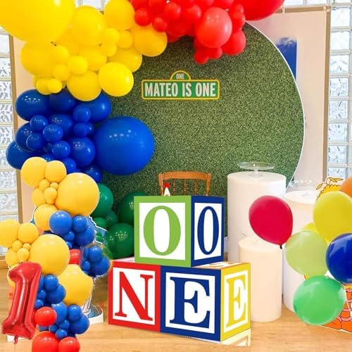 Set de 3 Cajas de Globos Zliisang para r Cumpleaños, Decoraciones de Fiesta de Calle, Bloques de Números 11.8 x 11.8 Pulgadas, Suministros para Niños - imagen 6