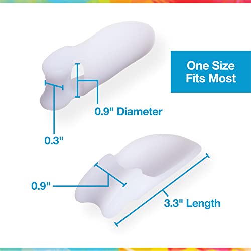 Protector de Bunion y Separador de Dedos ZenToes, Almohadilla de Gel Suave para Cuidado del Pie, Confort y Soporte, Pack de 4 - imagen 7