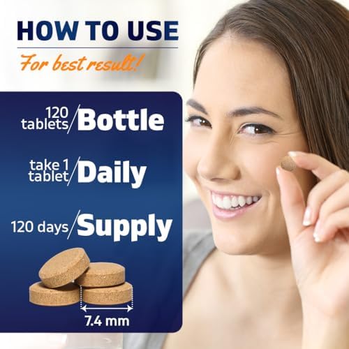 Suplemento de Hierro Carbonilo Vitamatic 65 mg con Vitamina C – Suplemento Suave para Energía y Soporte Inmunológico – Alta Absorción – 120 Tabletas - imagen 3