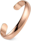 Pulsera de Cobre Puro Feraco para Hombre y Mujer, 99.99% Cobre Real, Brazalete Tibetano Ajustable, Joyería Hecha a Mano, Regalo Ideal - imagen 1
