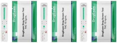 Paquete de 10 - Prueba de Marihuana DrugExam (THC) 15. Tiras de Prueba de Orina. - imagen 3