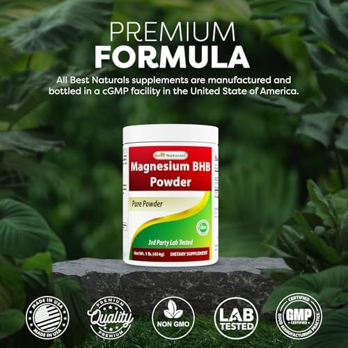 Mejor Naturales Polvo de Magnesio BHB 1 lb - imagen 5