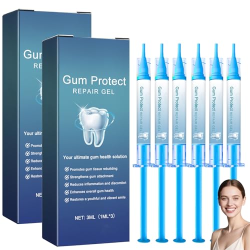 Gel Dental Reparador de Encías 2PCS, Solución Profesional para la Salud de las Encías, 3ml (1ml x 3), con Fórmula de Reconstrucción de Tejidos, - imagen 1