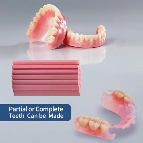 Material de goma para fijar dentaduras parciales o completas, ideal para crear dientes temporales y mejorar tu sonrisa en casa. - imagen 2